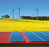 能源轉換太陽能農場